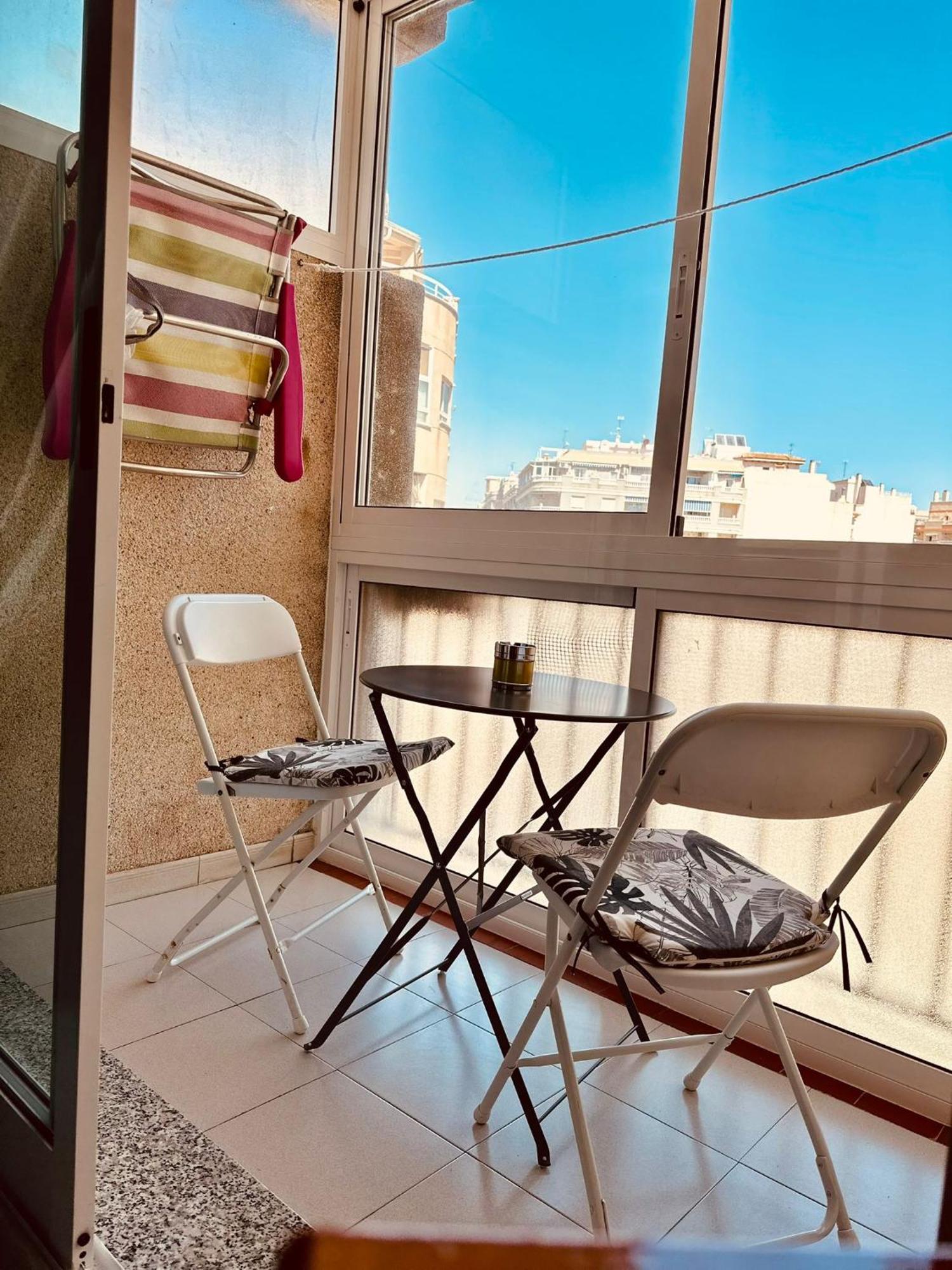 Studio Apartment Santana Habaneras - 05 At Beach With Garage, Pool And Lift 托雷维耶哈 外观 照片
